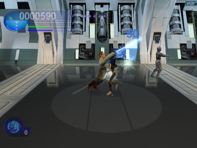 Image in-game du jeu Star Wars Episode I - Jedi Power Battles sur Sega Dreamcast