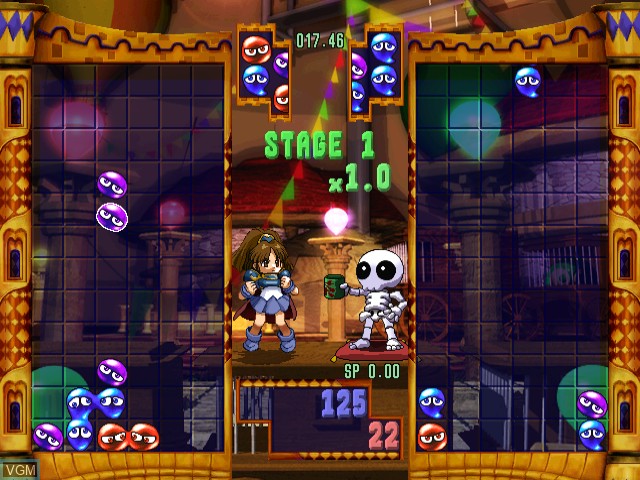 Image in-game du jeu Puyo Puyo~n sur Sega Dreamcast