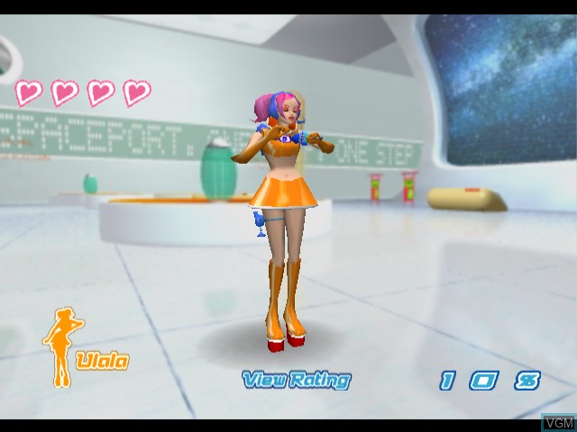 Image in-game du jeu Space Channel 5 sur Sega Dreamcast