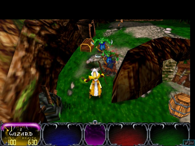 Image in-game du jeu Gauntlet Legends sur Sega Dreamcast