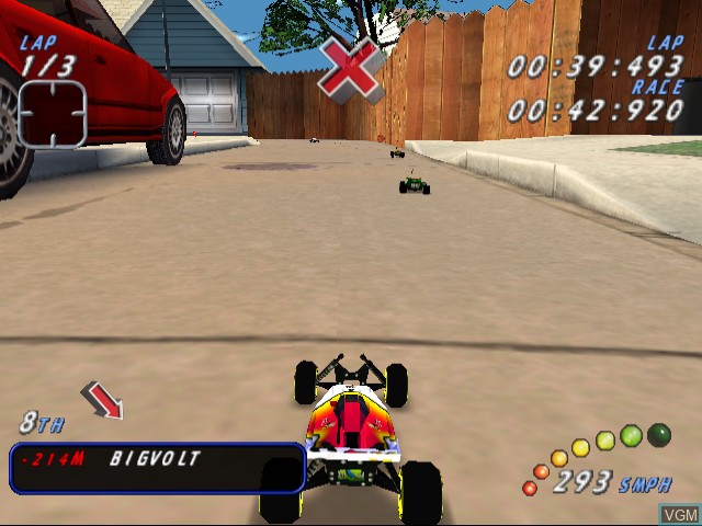 Image in-game du jeu Re-Volt sur Sega Dreamcast