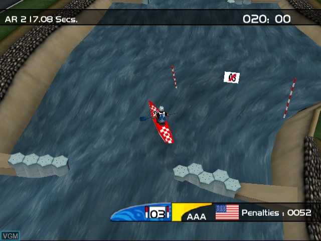 Image in-game du jeu Sydney 2000 sur Sega Dreamcast