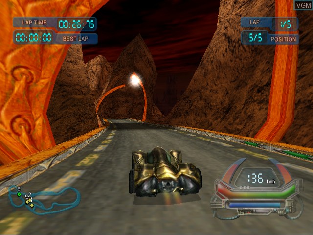 Image in-game du jeu Pod 2 Multiplayer Online sur Sega Dreamcast