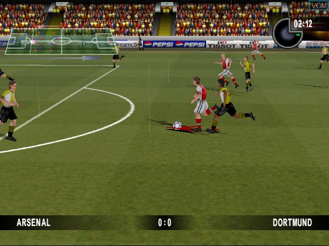 Image in-game du jeu Sega Worldwide Soccer 2000 sur Sega Dreamcast