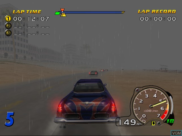 Image in-game du jeu Speed Devils sur Sega Dreamcast