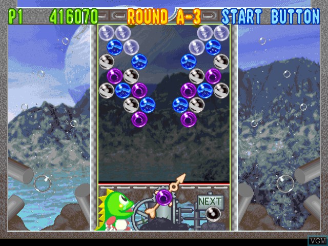 Image in-game du jeu Bust-A-Move 4 sur Sega Dreamcast