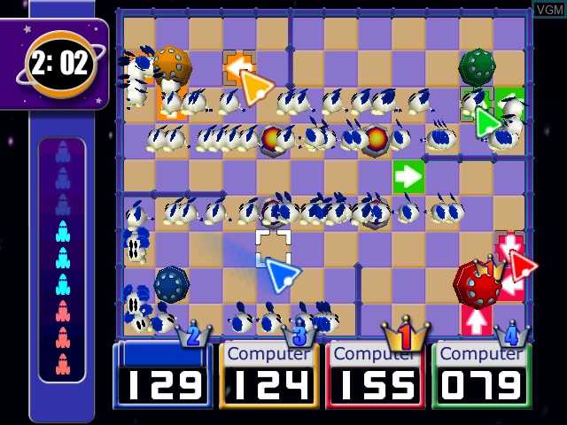 Image in-game du jeu ChuChu Rocket! sur Sega Dreamcast