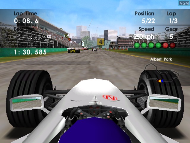 Image in-game du jeu F1 World Grand Prix II sur Sega Dreamcast