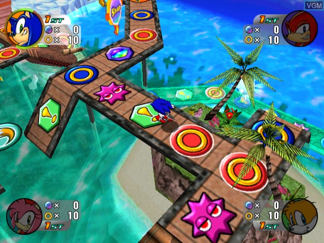 Image in-game du jeu Sonic Shuffle sur Sega Dreamcast