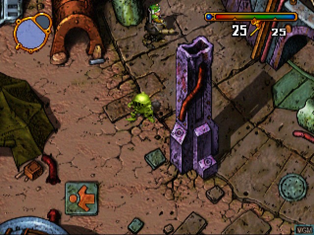 Image in-game du jeu Elemental Gimmick Gear sur Sega Dreamcast