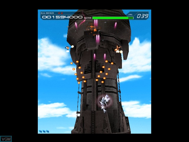 Image in-game du jeu Psyvariar 2 - The Will to Fabricate sur Sega Dreamcast