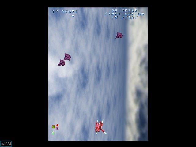 Image in-game du jeu Trizeal sur Sega Dreamcast