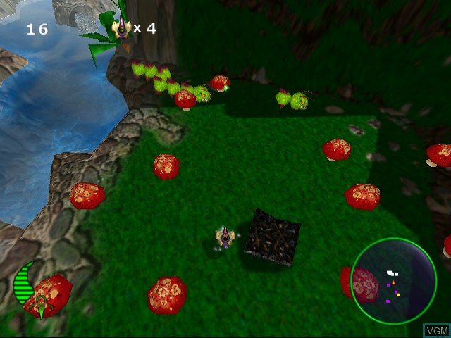 Image in-game du jeu Centipede sur Sega Dreamcast