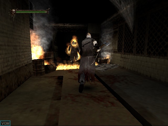 Image in-game du jeu Nightmare Creatures II sur Sega Dreamcast