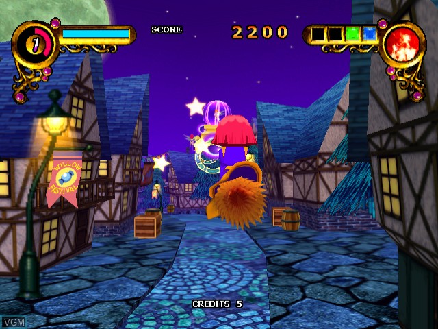 Image in-game du jeu Rainbow Cotton sur Sega Dreamcast