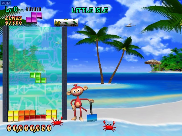 Image in-game du jeu Sega Tetris sur Sega Dreamcast