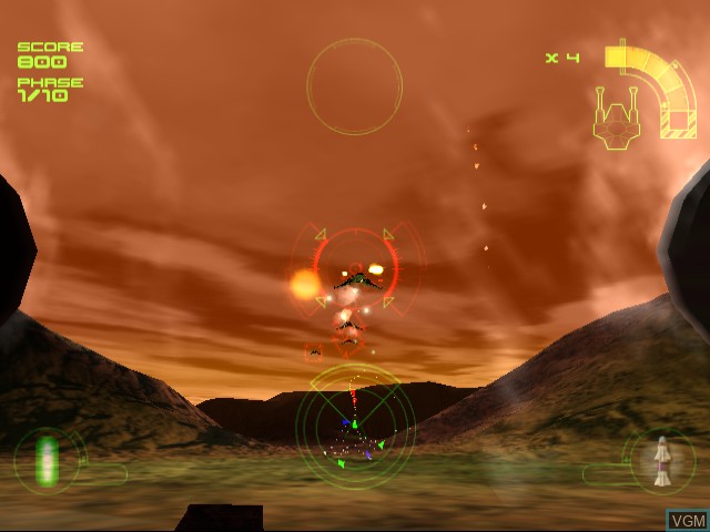 Image in-game du jeu Incoming sur Sega Dreamcast