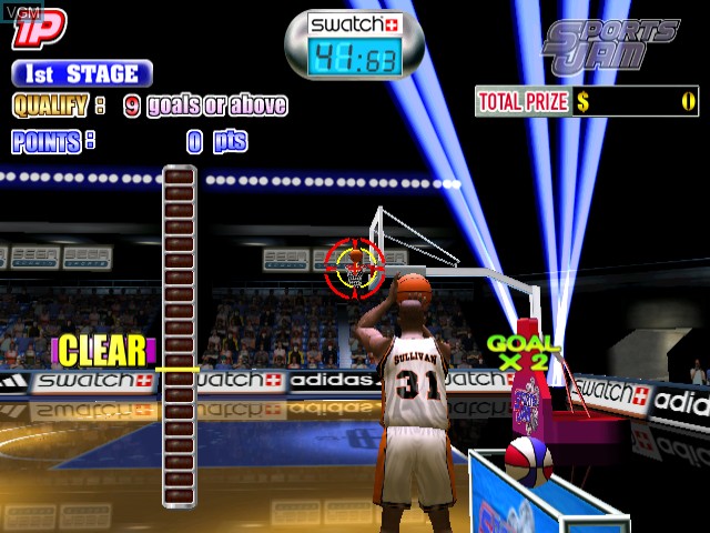 Image in-game du jeu Sports Jam sur Sega Dreamcast