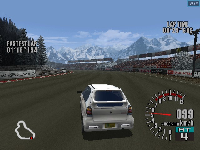 Image in-game du jeu Sega GT Homologation Special sur Sega Dreamcast