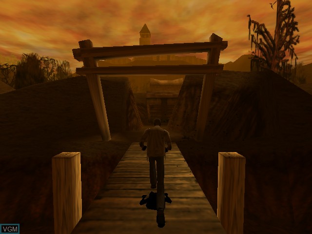 Image in-game du jeu Shadow Man sur Sega Dreamcast
