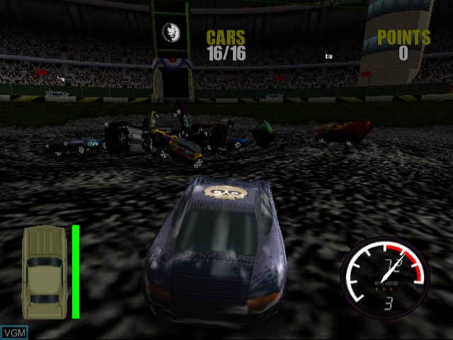 Image in-game du jeu Demolition Racer - No Exit sur Sega Dreamcast