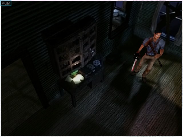 Image in-game du jeu Evil Dead - Hail to the King sur Sega Dreamcast
