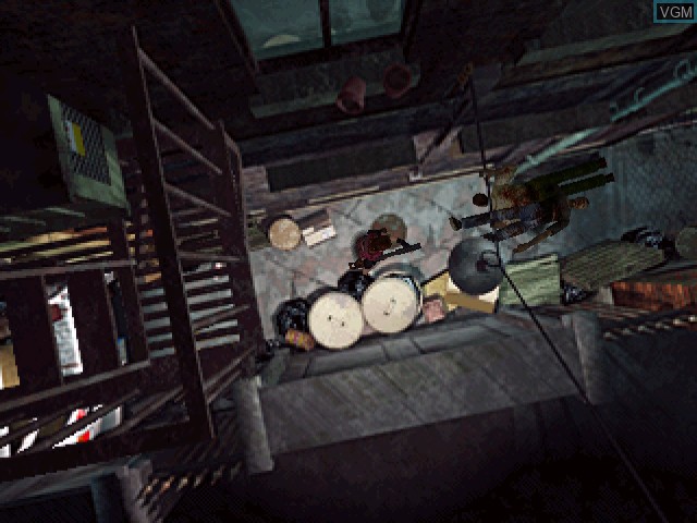 Image in-game du jeu Resident Evil 2 sur Sega Dreamcast