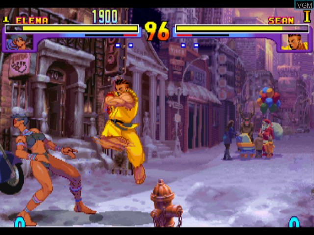 Image in-game du jeu Street Fighter III - Double Impact sur Sega Dreamcast
