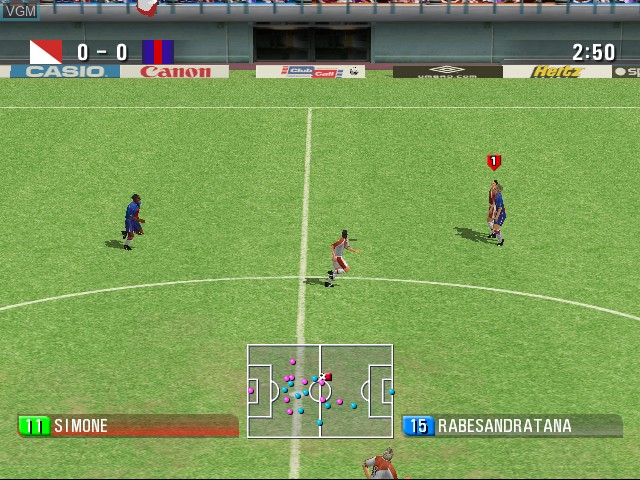 Image in-game du jeu 90 Minutes - Sega Championship Football sur Sega Dreamcast
