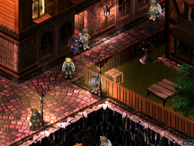 Image in-game du jeu Black/Matrix AD sur Sega Dreamcast