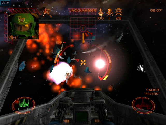 Image in-game du jeu StarLancer sur Sega Dreamcast