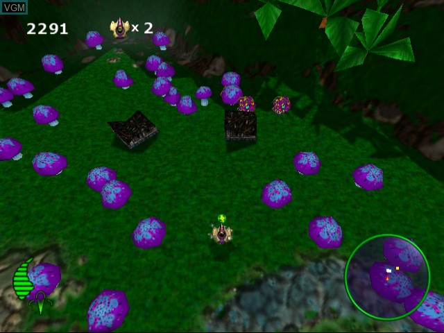 Image in-game du jeu Centipede sur Sega Dreamcast