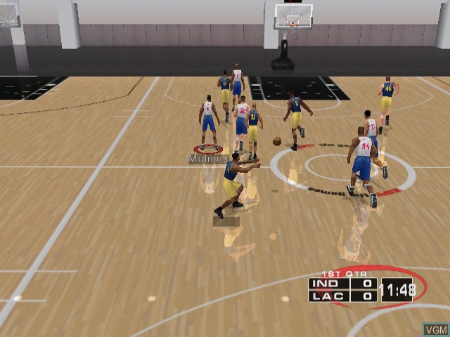 Image in-game du jeu ESPN NBA 2Night sur Sega Dreamcast