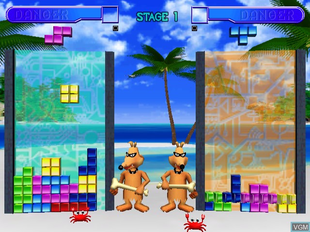 Image in-game du jeu Sega Tetris sur Sega Dreamcast