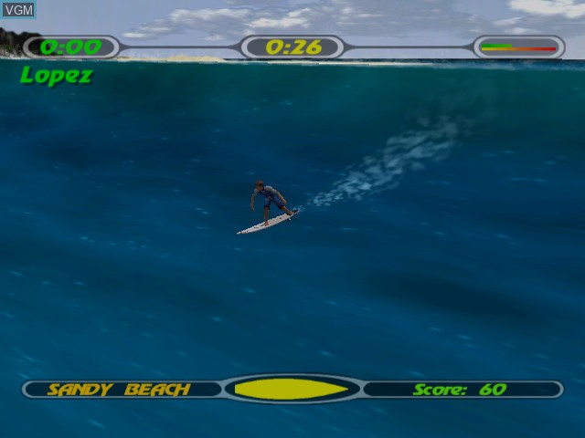 Image in-game du jeu Championship Surfer sur Sega Dreamcast