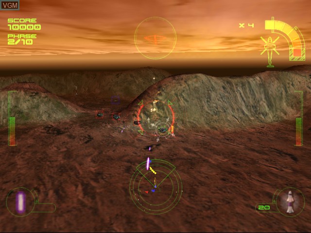 Image in-game du jeu Incoming sur Sega Dreamcast