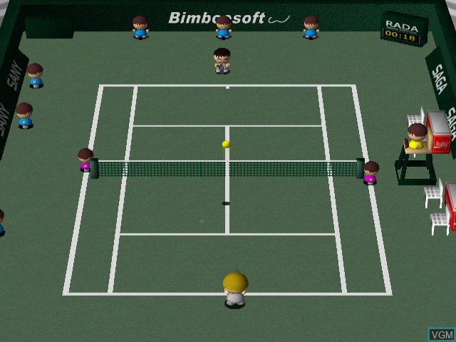 Image in-game du jeu Boku no Tennis Jinsei sur Sega Dreamcast