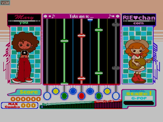Image in-game du jeu Pop'n Music 3 Append Disc sur Sega Dreamcast
