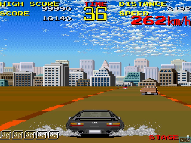 Image in-game du jeu Chase H.Q. sur Fujitsu FM Towns