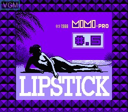 Image de l'ecran titre du jeu Lipstick #.5 sur Nintendo Famicom Disk