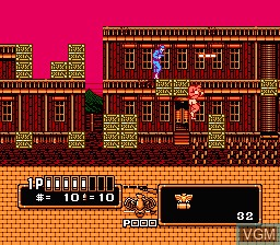 Image du menu du jeu Big Challenge! Gun Fighter sur Nintendo Famicom Disk