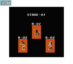 Image du menu du jeu Kamen Rider Black - Taiketsu Shadow Moon sur Nintendo Famicom Disk