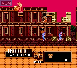 Image in-game du jeu Big Challenge! Gun Fighter sur Nintendo Famicom Disk