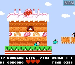 Image in-game du jeu Bio Miracle Bokutte Upa sur Nintendo Famicom Disk