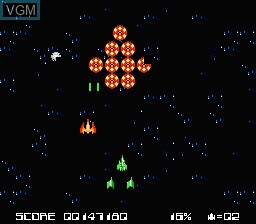 Image in-game du jeu Halley Wars sur Nintendo Famicom Disk