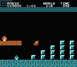 Image in-game du jeu Super Mario Bros sur Nintendo Famicom Disk