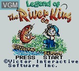 Image de l'ecran titre du jeu Legend of the River King GB sur Nintendo Game Boy Color
