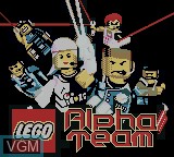 Image de l'ecran titre du jeu LEGO Alpha Team sur Nintendo Game Boy Color