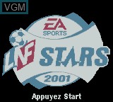 Image de l'ecran titre du jeu LNF Stars 2001 sur Nintendo Game Boy Color