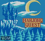 Image de l'ecran titre du jeu Mahjong Quest sur Nintendo Game Boy Color